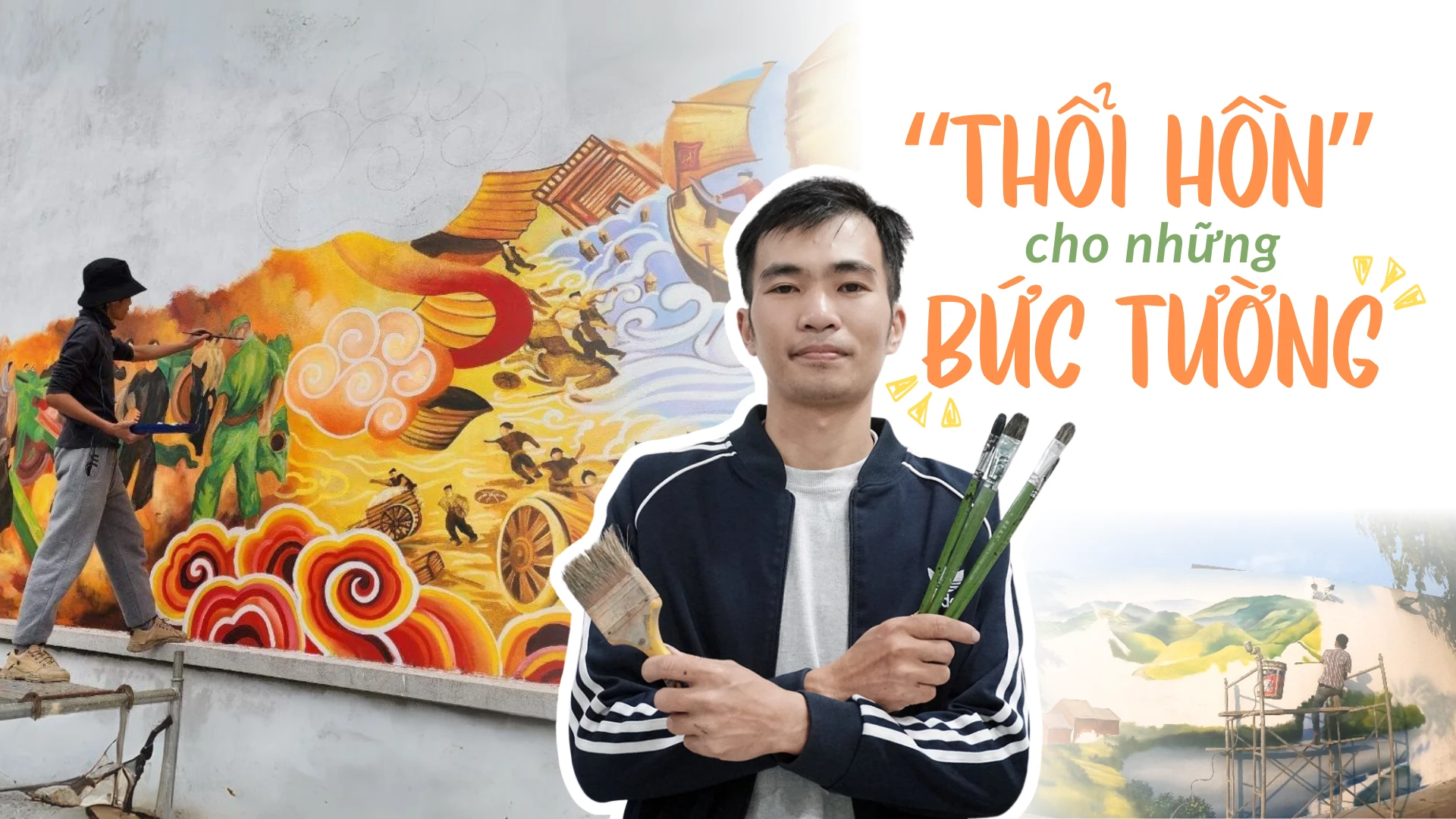 “Thổi hồn” cho những bức tường