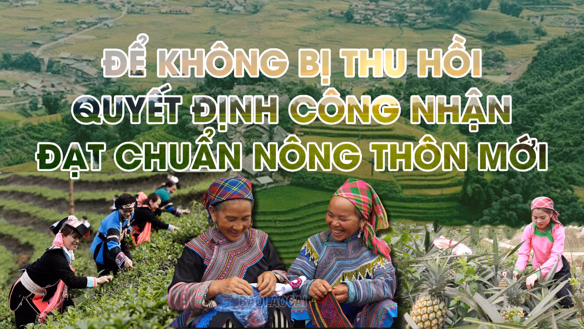 Để không bị thu hồi quyết định công nhận đạt chuẩn nông thôn mới