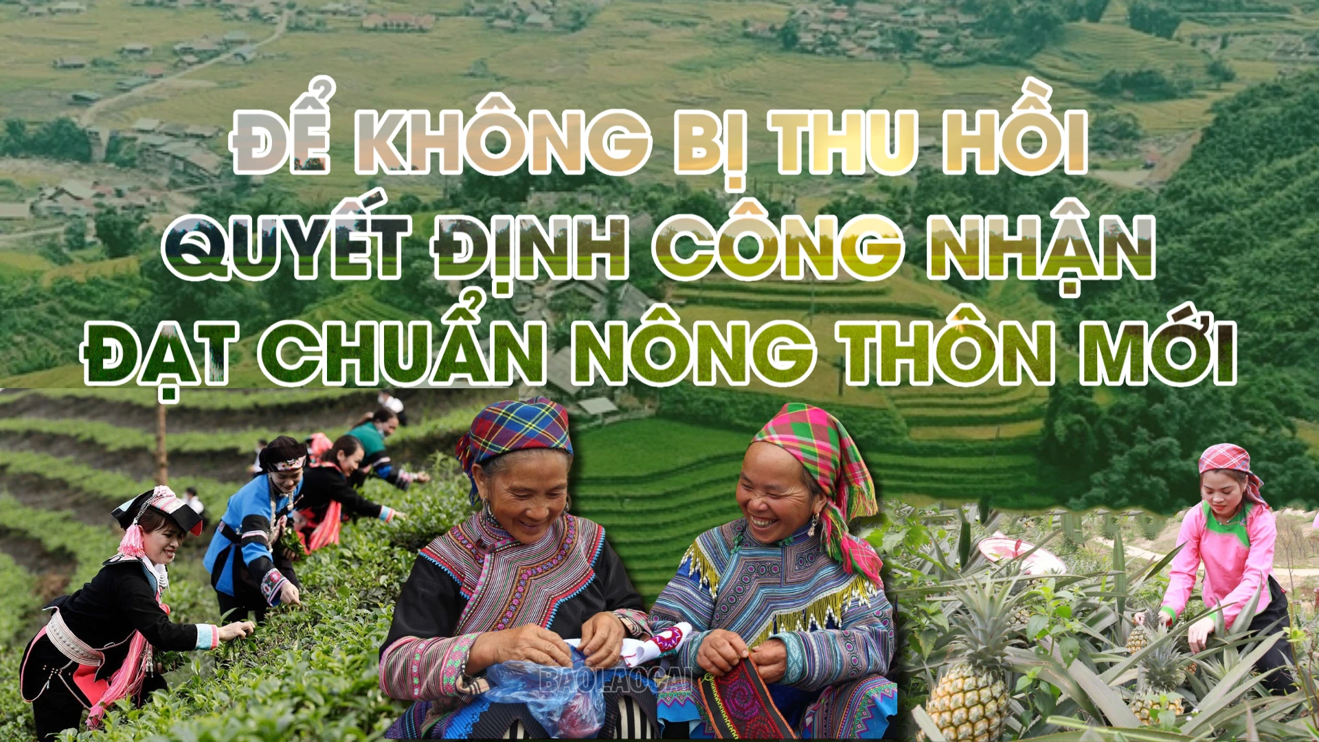 Để không bị thu hồi quyết định công nhận đạt chuẩn nông thôn mới