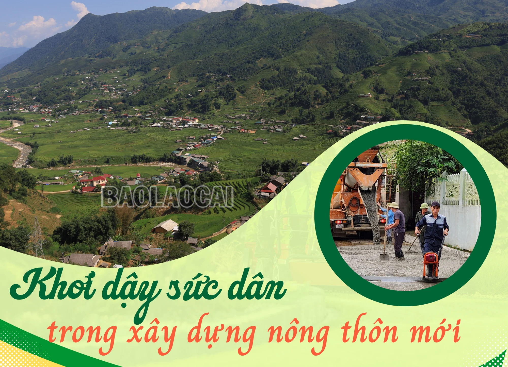 Khơi dậy sức dân trong xây dựng nông thôn mới