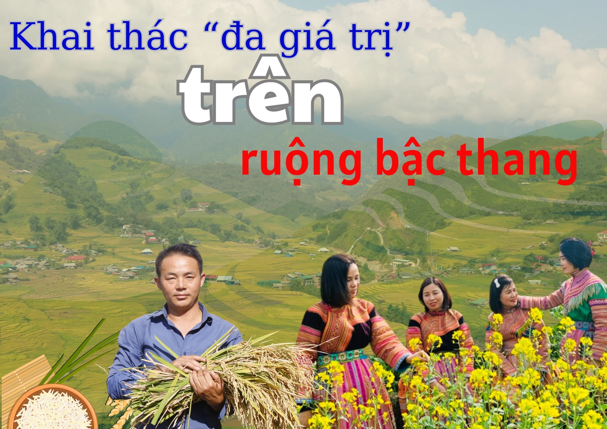 Khai thác “đa giá trị” trên ruộng bậc thang