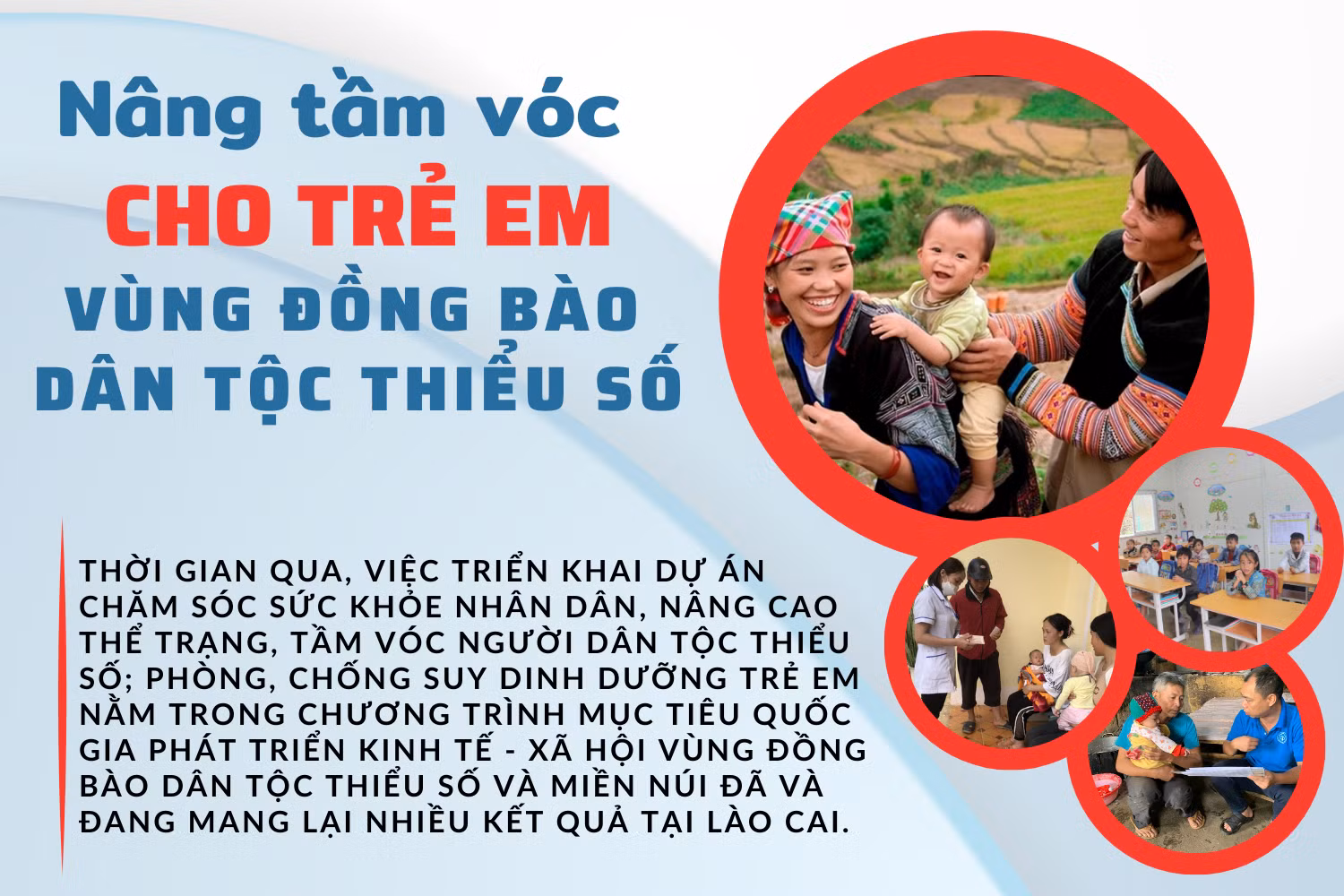 Nâng tầm vóc cho trẻ vùng đồng bào dân tộc thiểu số