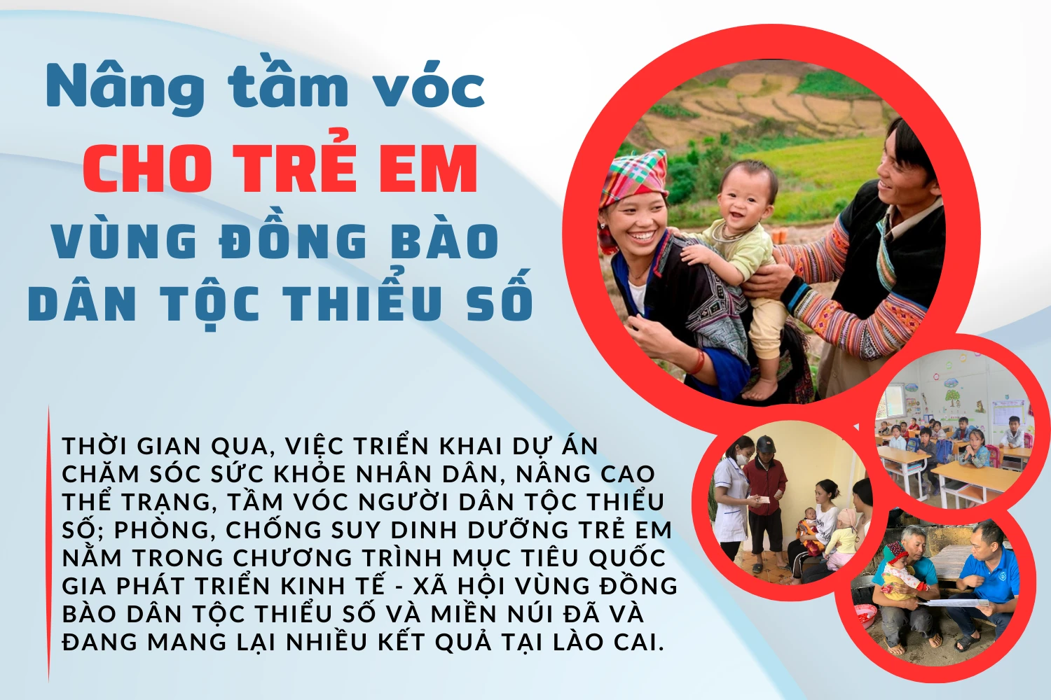 Nâng tầm vóc cho trẻ vùng đồng bào dân tộc thiểu số