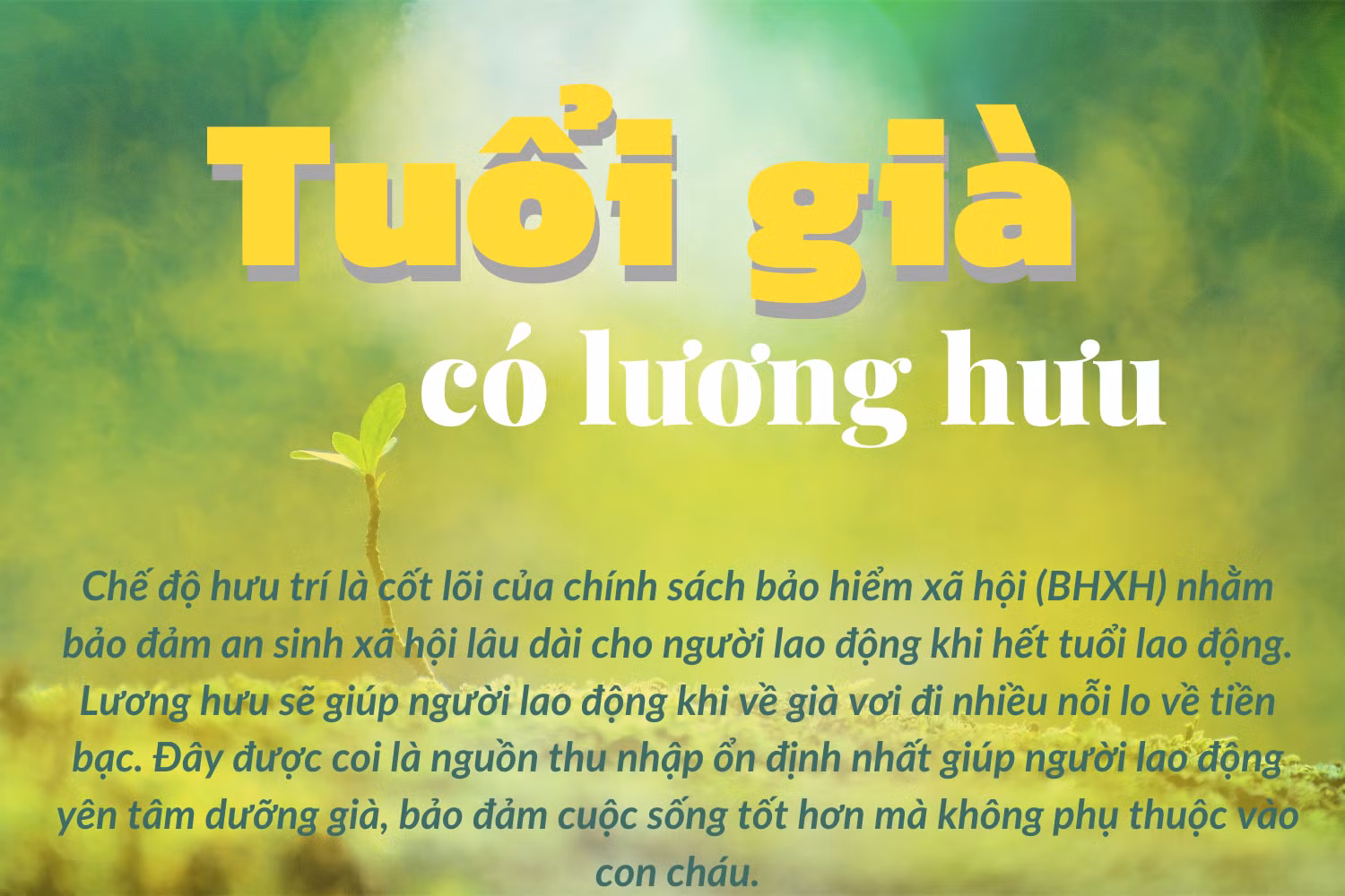 Tuổi già có lương hưu