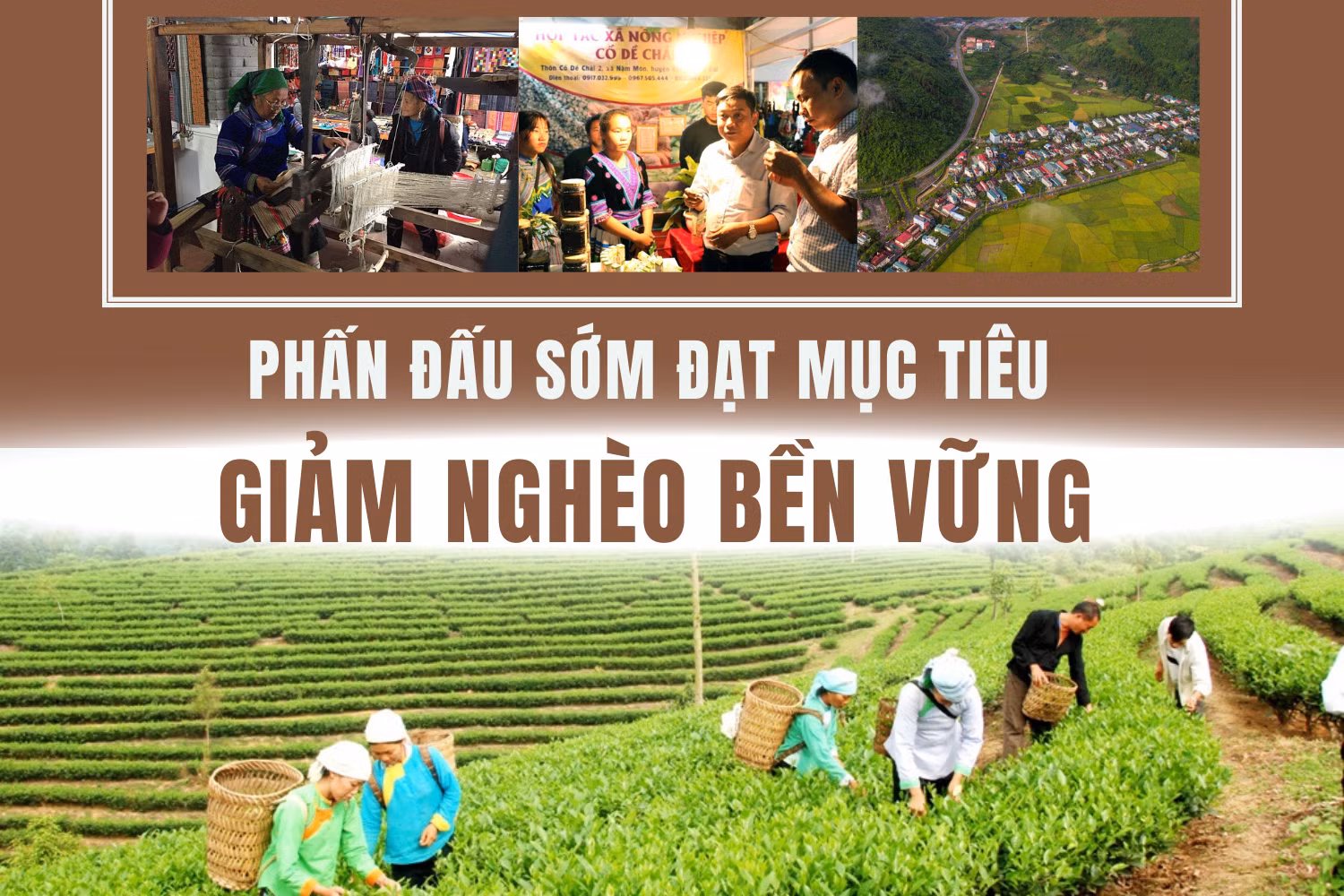 Phấn đấu sớm đạt mục tiêu giảm nghèo bền vững