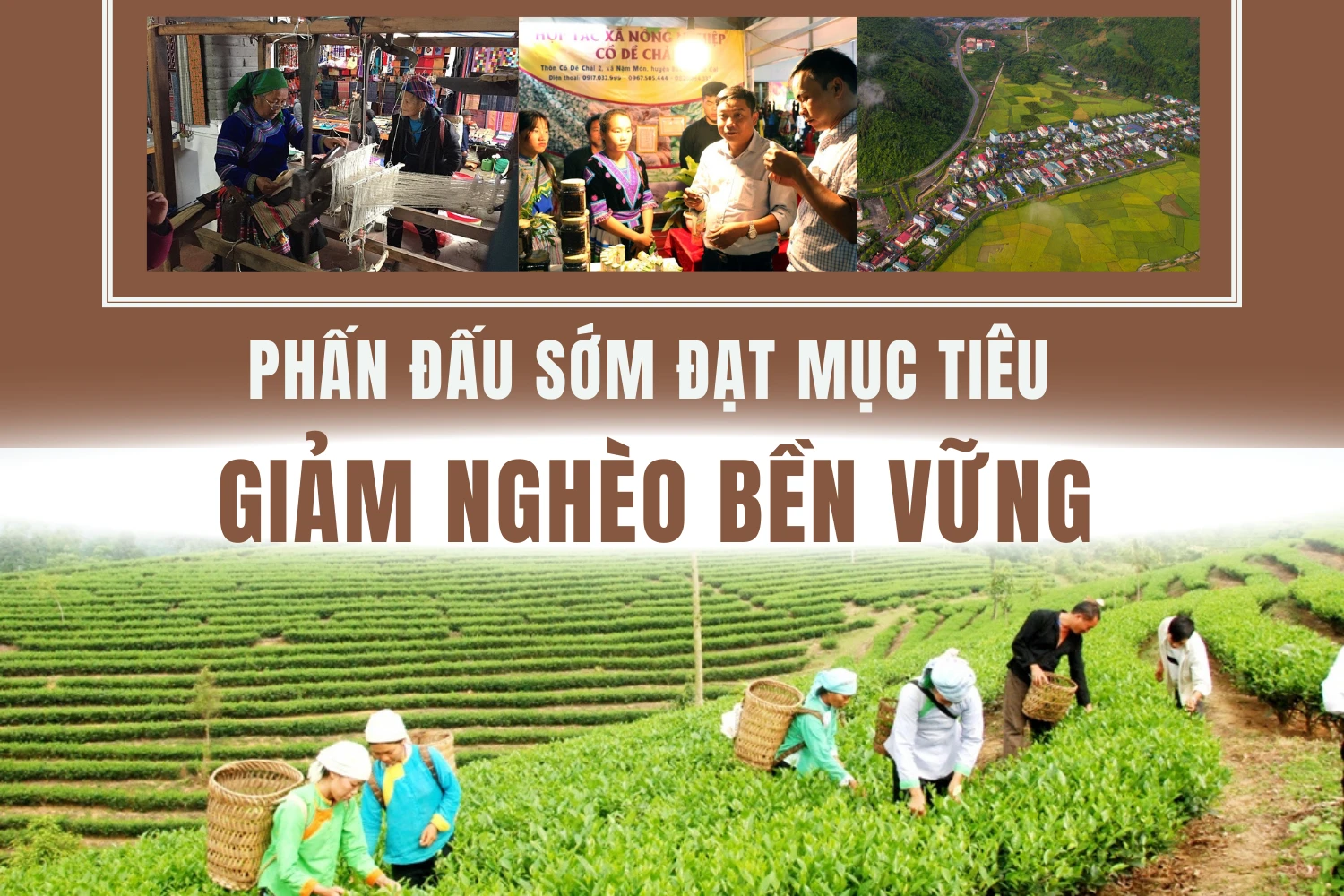 Phấn đấu sớm đạt mục tiêu giảm nghèo bền vững