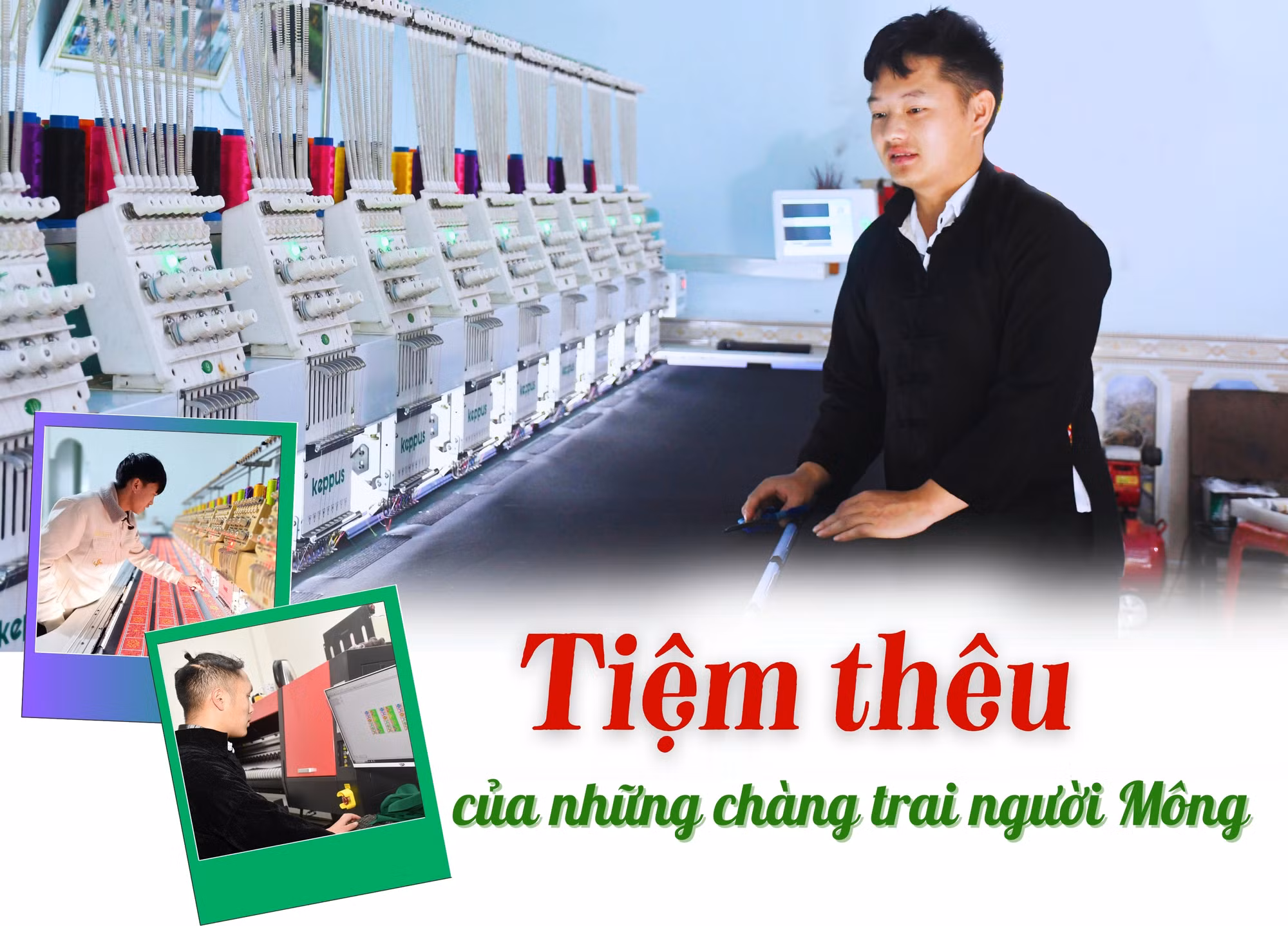 Tiệm thêu của những chàng trai người Mông