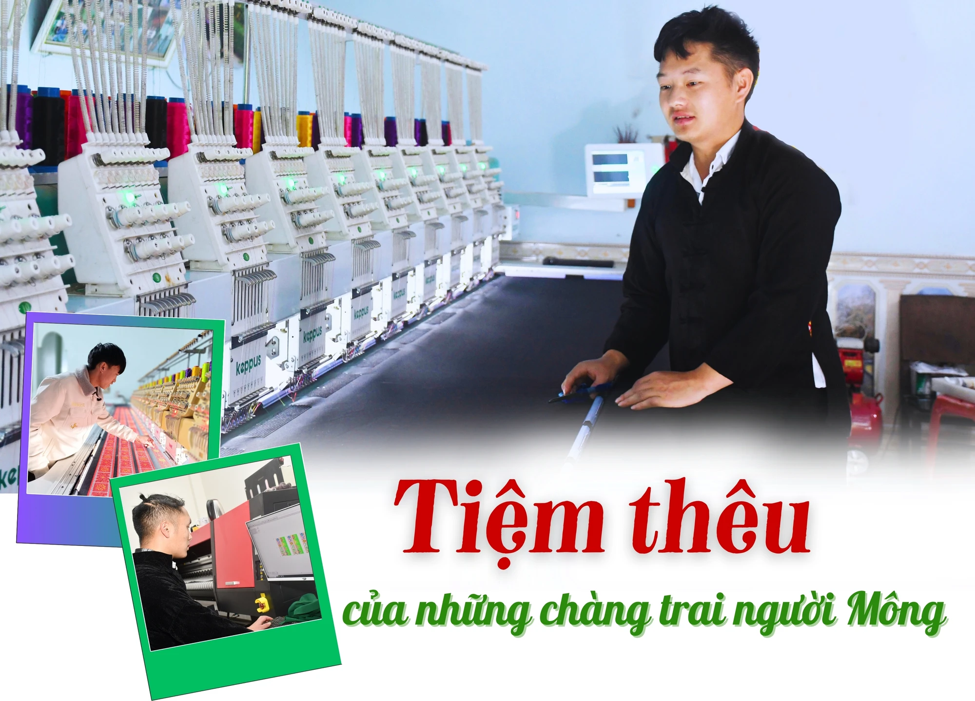 Tiệm thêu của những chàng trai người Mông