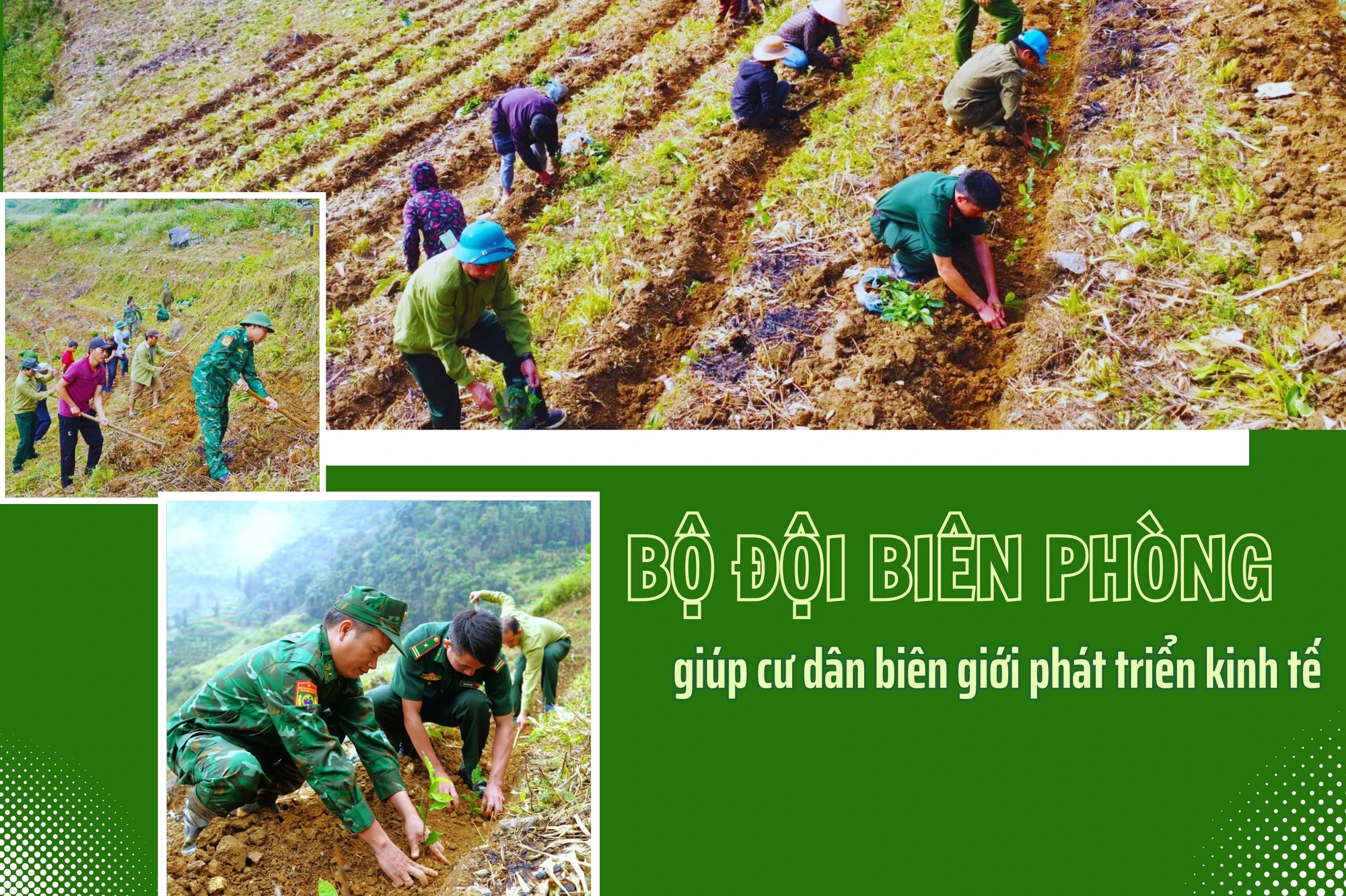 Bộ đội biên phòng giúp cư dân biên giới phát triển kinh tế