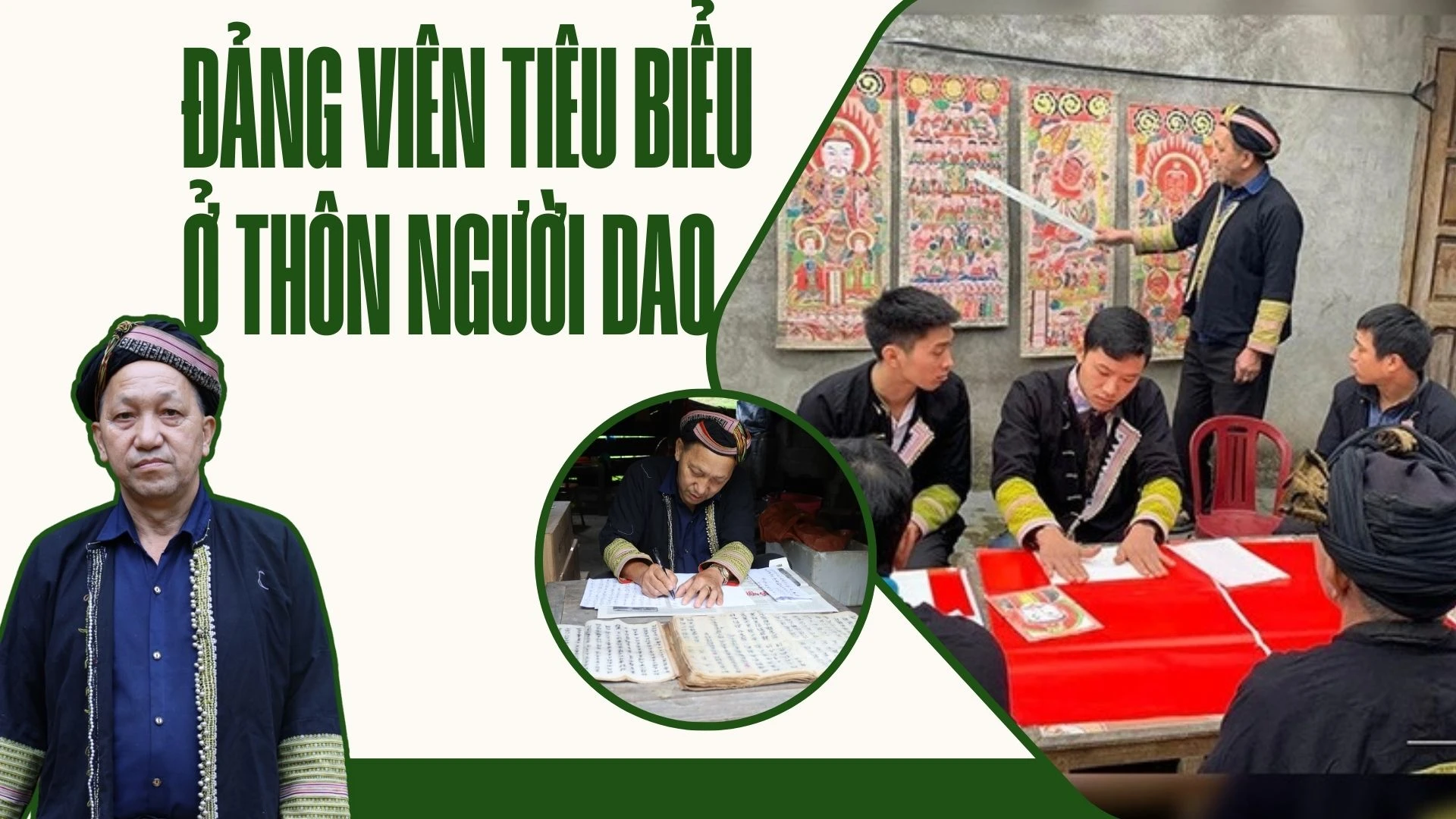 Đảng viên tiêu biểu ở thôn người Dao