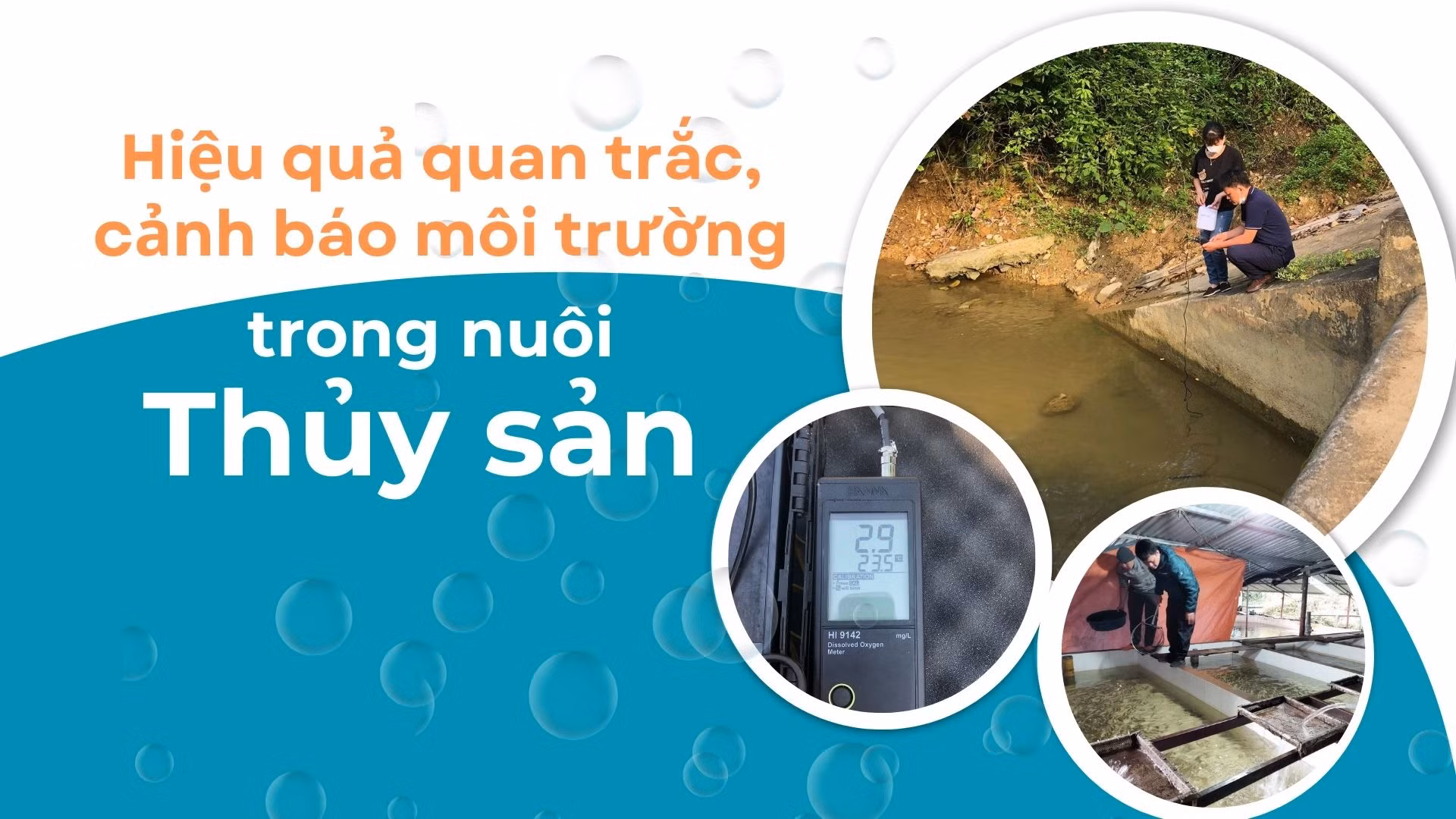 Hiệu quả quan trắc, cảnh báo môi trường trong nuôi thủy sản