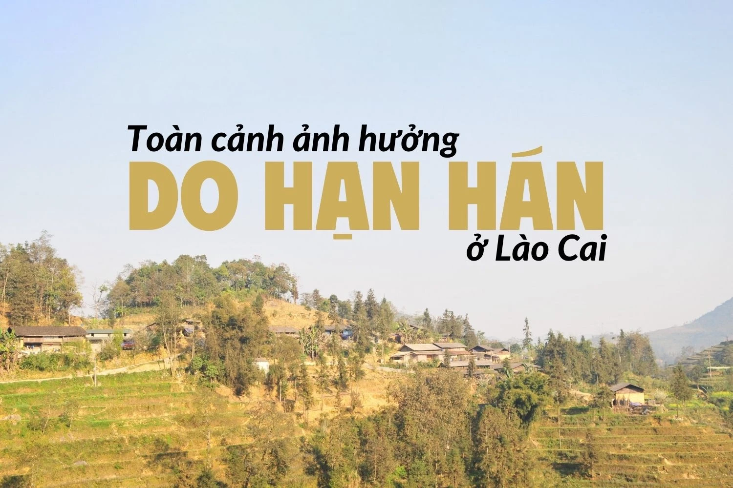 Toàn cảnh ảnh hưởng do hạn hán ở Lào Cai