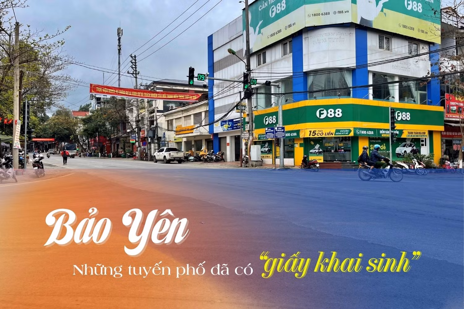 Bảo Yên: Những tuyến phố đã có “giấy khai sinh”