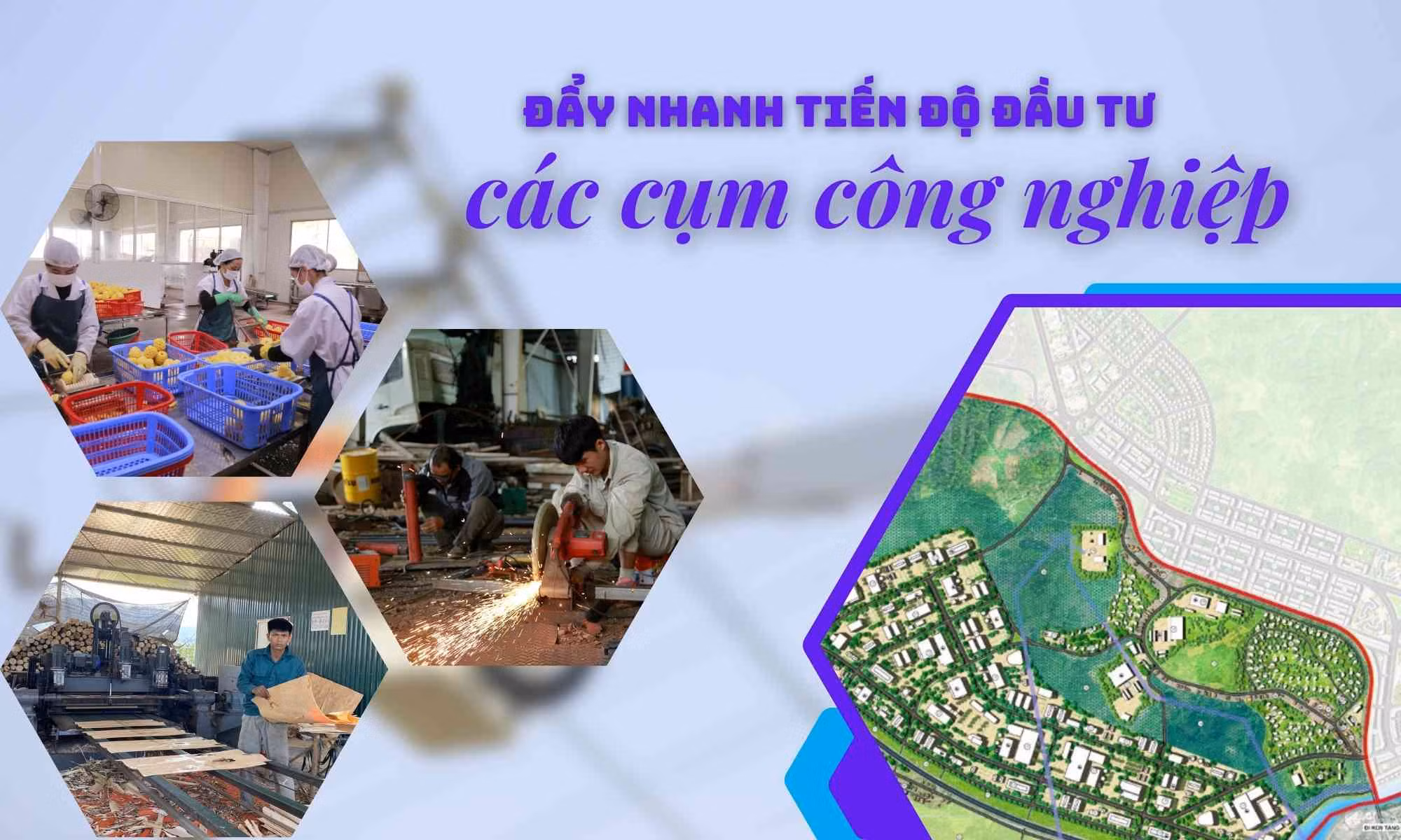 Đẩy nhanh tiến độ đầu tư các cụm công nghiệp