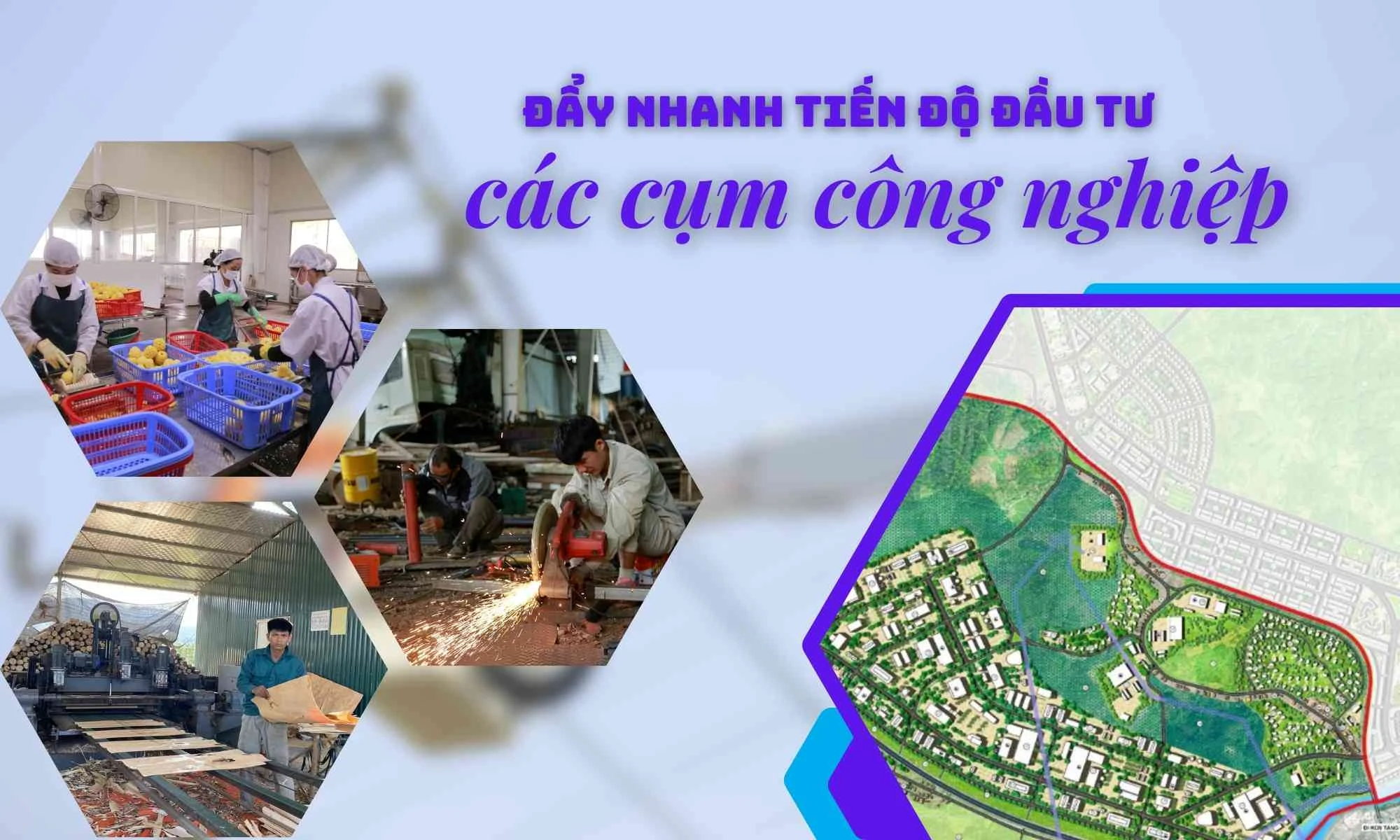 Đẩy nhanh tiến độ đầu tư các cụm công nghiệp