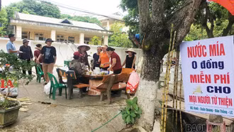 Những bữa cơm, cốc nước nghĩa tình