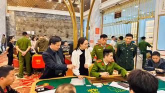 Công an Lào Cai phá sới bạc khủng thu giữ 720 tỷ đồng