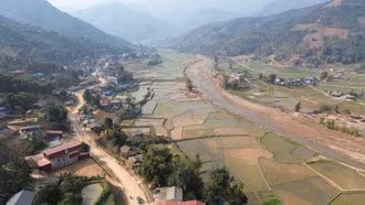 Ngắm vùng đất Minh Lương (Văn Bàn) từ trên cao