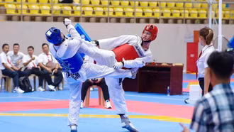 Câu lạc bộ Lào Cai 1 đứng thứ 5 chung cuộc Giải vô địch Taekwondo các câu lạc bộ quốc gia 2024