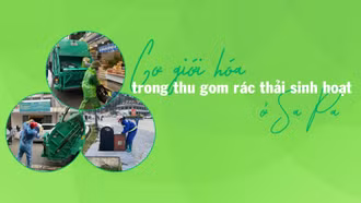 Cơ giới hóa trong thu gom rác thải sinh hoạt ở Sa Pa