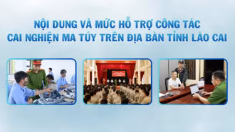 [Infographic] Nội dung và mức hỗ trợ công tác cai nghiện ma túy trên địa bàn tỉnh Lào Cai