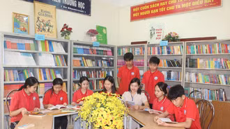 Thư viện - nơi khai sáng tri thức cho học sinh vùng cao 