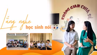 Lắng nghe học sinh nói