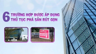 [Infographic] 6 trường hợp được áp dụng thủ tục phá sản rút gọn