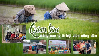 Quan tâm nâng cao tỷ lệ hội viên nông dân