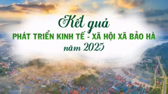 [Infographic] Kết quả phát triển kinh tế - xã hội xã Bảo Hà năm 2025