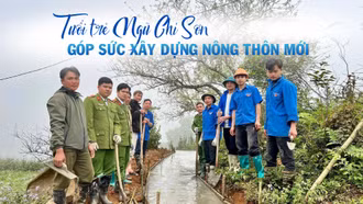 Tuổi trẻ Ngũ Chỉ Sơn góp sức xây dựng nông thôn mới
