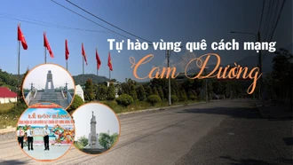 Tự hào vùng quê cách mạng Cam Đường