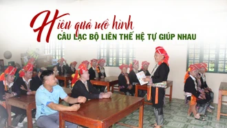 Hiệu quả mô hình câu lạc bộ liên thế hệ tự giúp nhau
