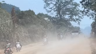 Yêu cầu nhà thầu thi công Quốc lộ 279 khắc phục ô nhiễm môi trường