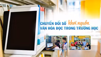 Chuyển đổi số khơi nguồn văn hóa đọc trong trường học