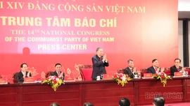 Tổng Bí thư chủ trì họp báo công bố kết quả Đại hội Đảng XIV
