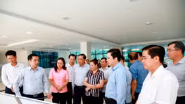 Thường trực Tỉnh ủy kiểm tra dự án Trung tâm Y tế khu vực Bắc Hà.