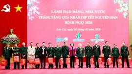 Phó Thủ tướng Phạm Thị Thanh Trà thăm, tặng quà Tết cho các đối tượng chính sách tại Lào Cai