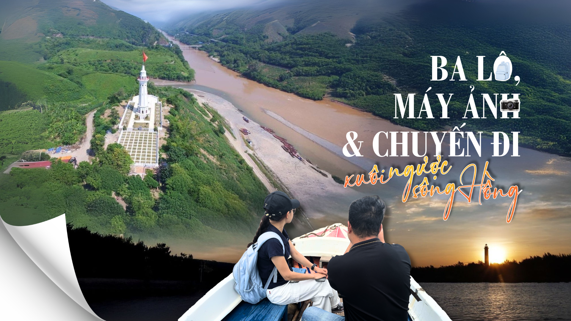 Ba lô, máy ảnh và hành trình xuôi ngược sông Hồng