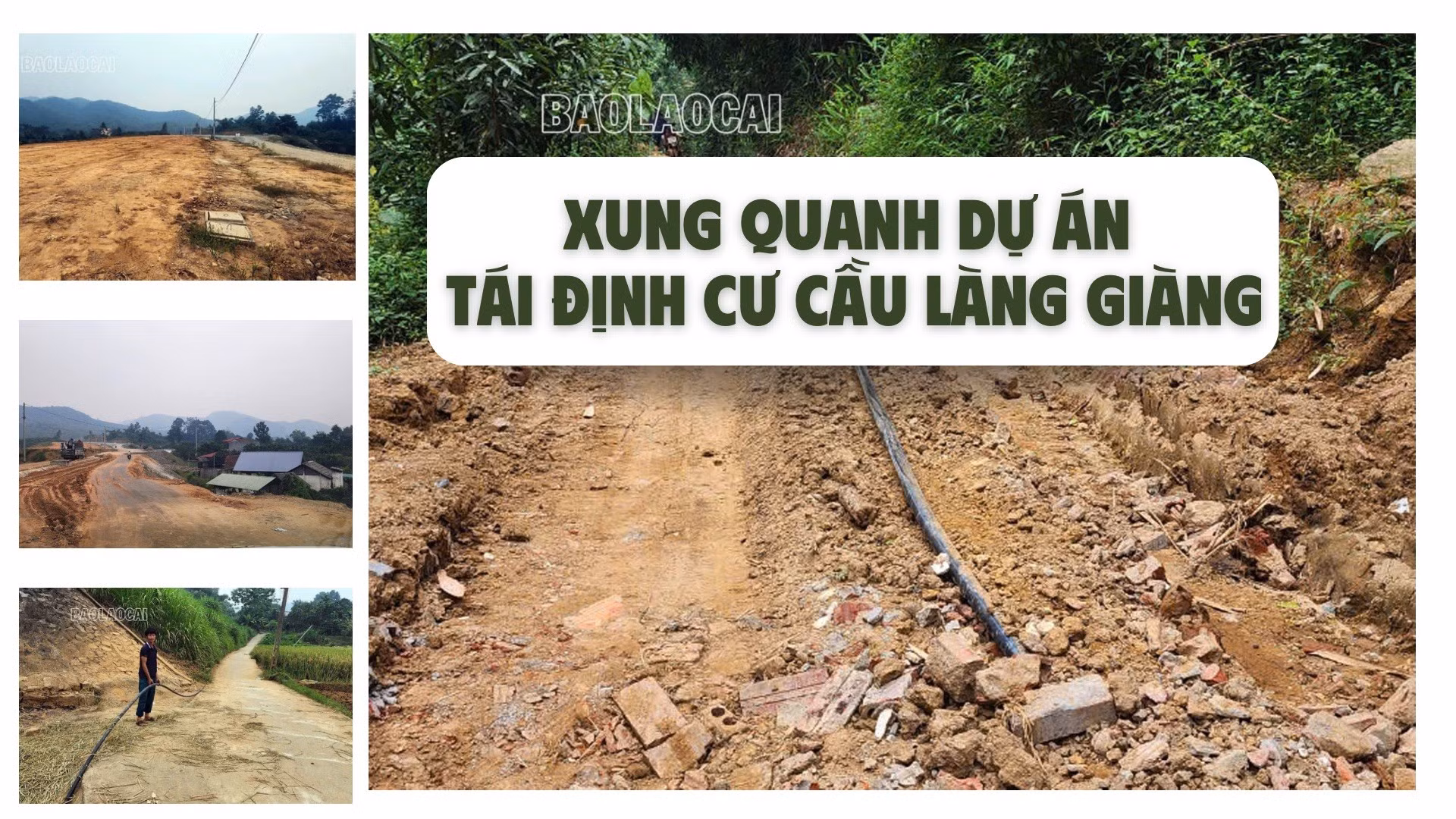 Xung quanh dự án tái định cư cầu Làng Giàng