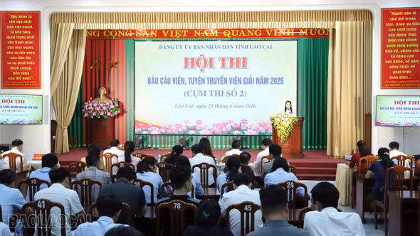 Bế mạc Hội thi báo cáo viên, tuyên truyền viên giỏi năm 2026 (cụm thi số 02)
