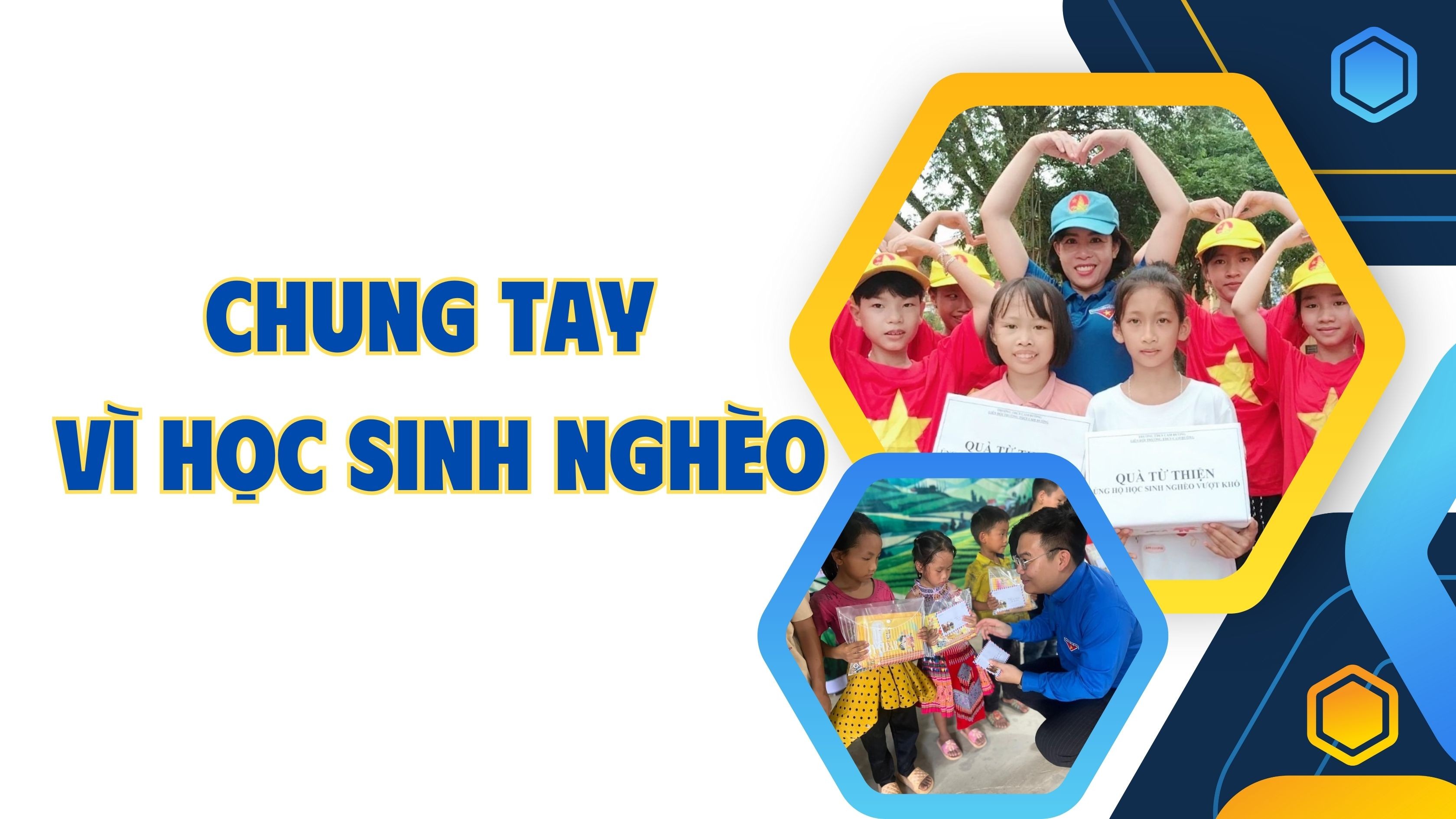 Chung tay vì học sinh nghèo