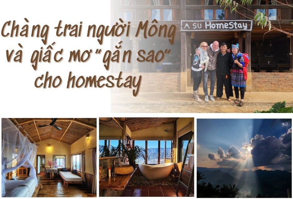 Chàng trai người Mông và giấc mơ “gắn sao” cho homestay