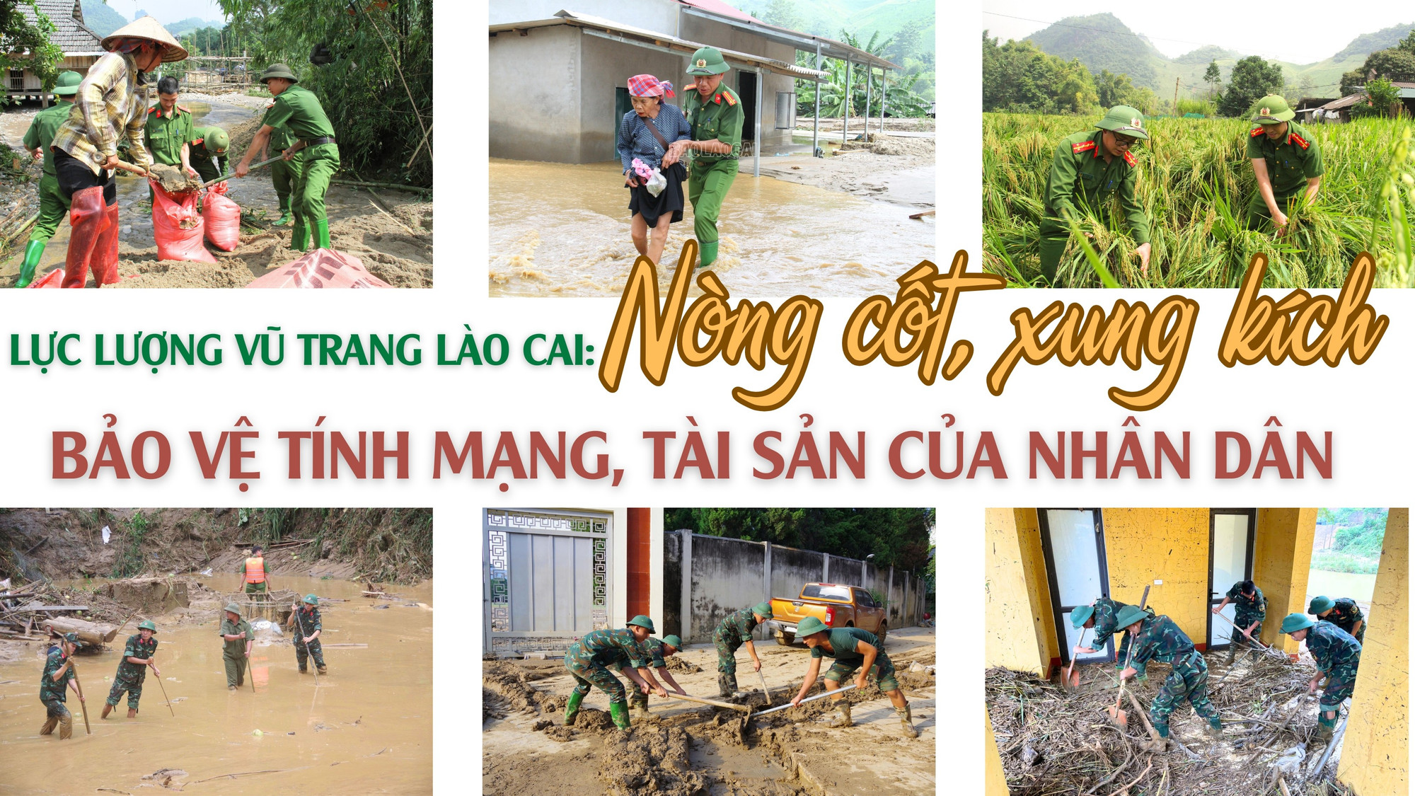 Nòng cốt, xung kích bảo vệ tính mạng, tài sản của Nhân dân 