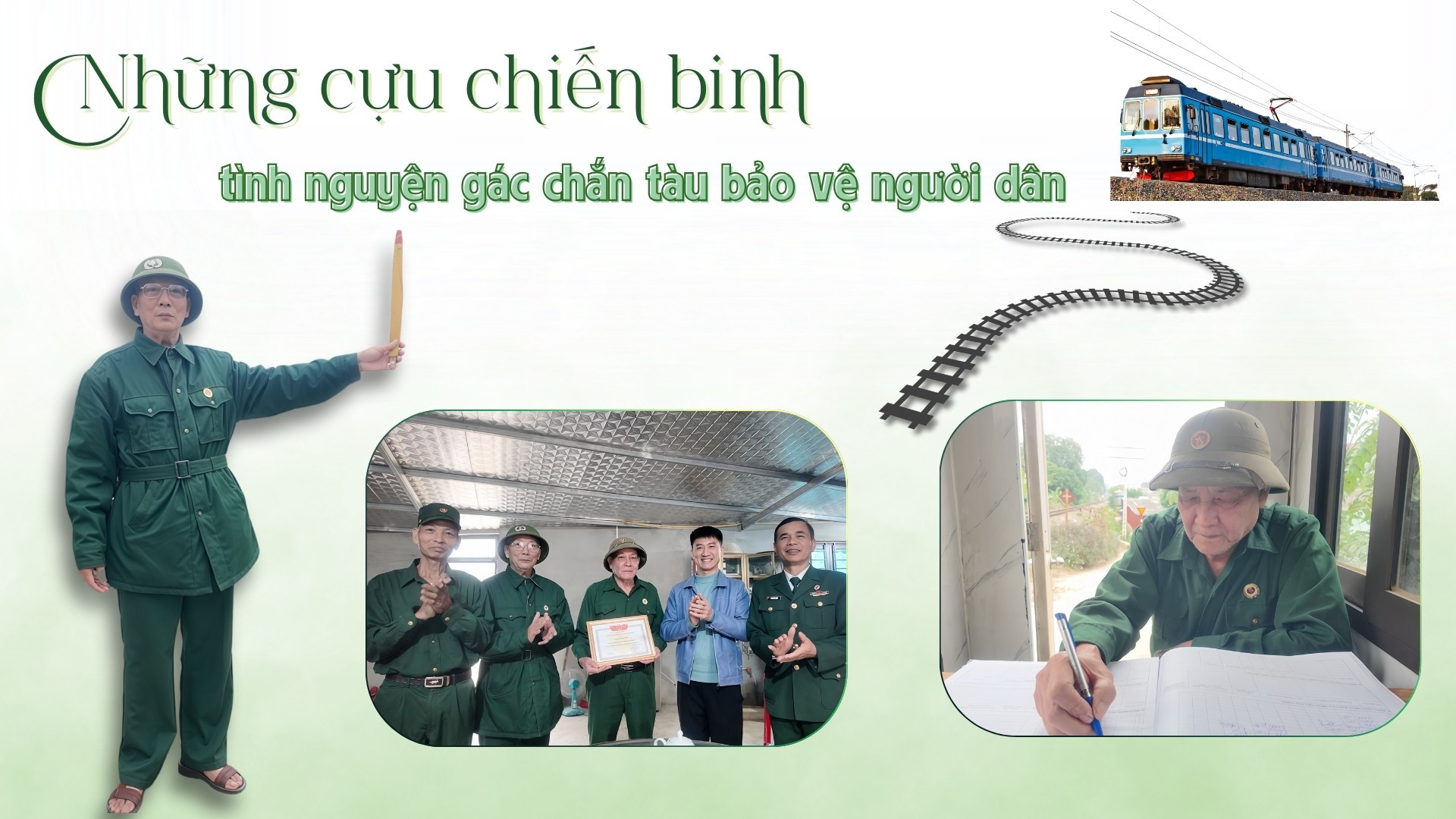 Những cựu chiến binh tình nguyện gác chắn tàu bảo vệ người dân