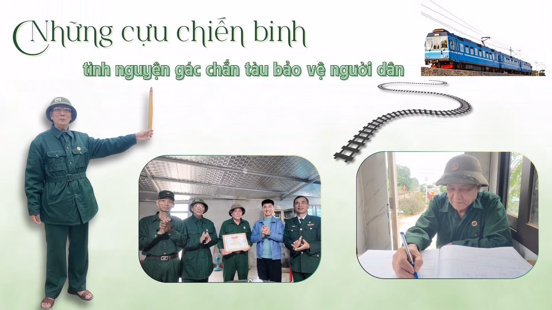 Những cựu chiến binh tình nguyện gác chắn tàu bảo vệ người dân