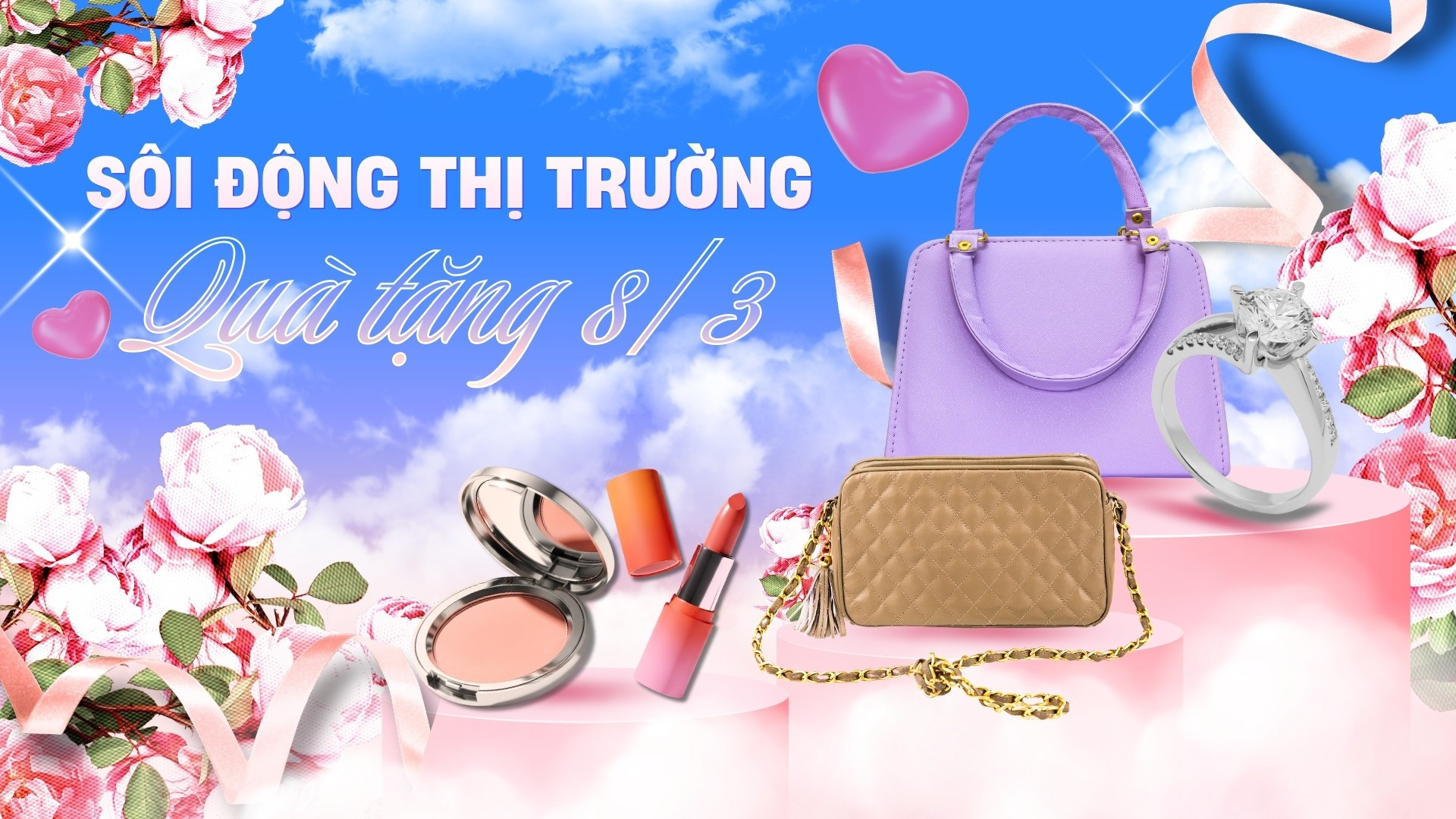 Sôi động thị trường quà tặng 08/3