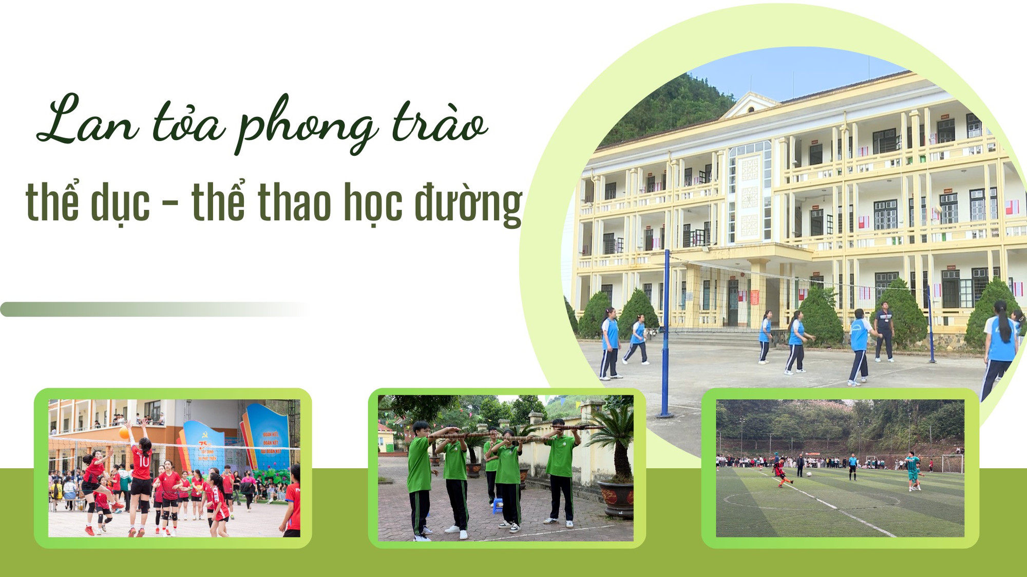Lan tỏa phong trào thể dục - thể thao học đường