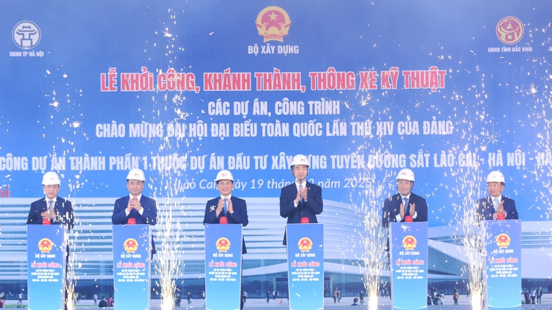 Khởi công Dự án thành phần 1 tuyến đường sắt Lào Cai – Hà Nội – Hải Phòng