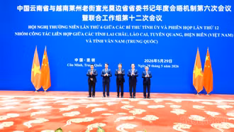 Phiên họp lần thứ 12 Nhóm Công tác liên hợp giữa các tỉnh biên giới Việt Nam và tỉnh Vân Nam (Trung Quốc)